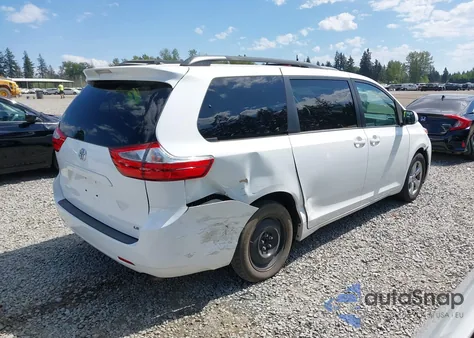 2015 Toyota Sienna Le 8 Passenger from USA, damaged, VIN 5TDKK3DC5FS636766